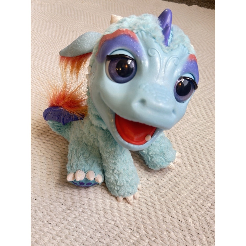 FurReal Friends Torch My Blazin'‎ Baby Dragon Light Sound Animated Pet Works